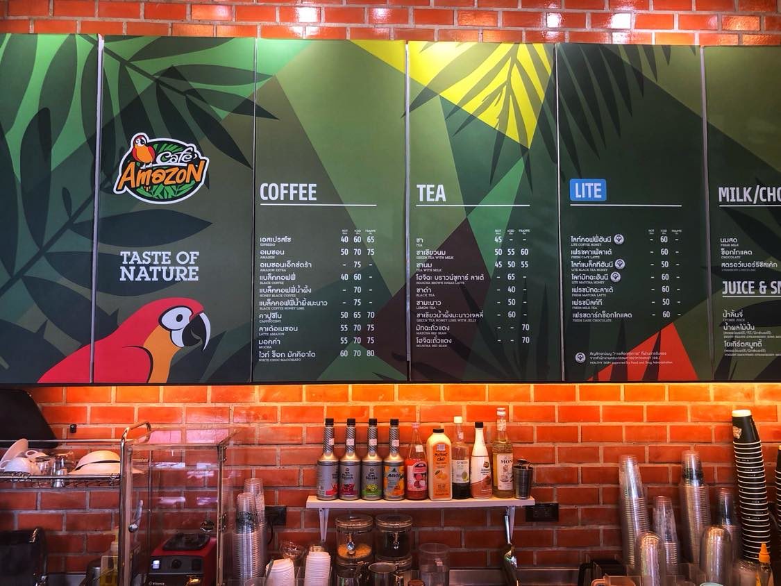 Thailand Coffee Shop Prices