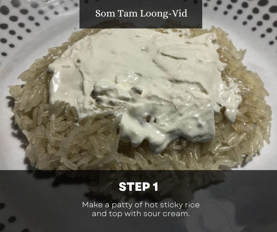 Thai Sticky Rice and Sour Cream