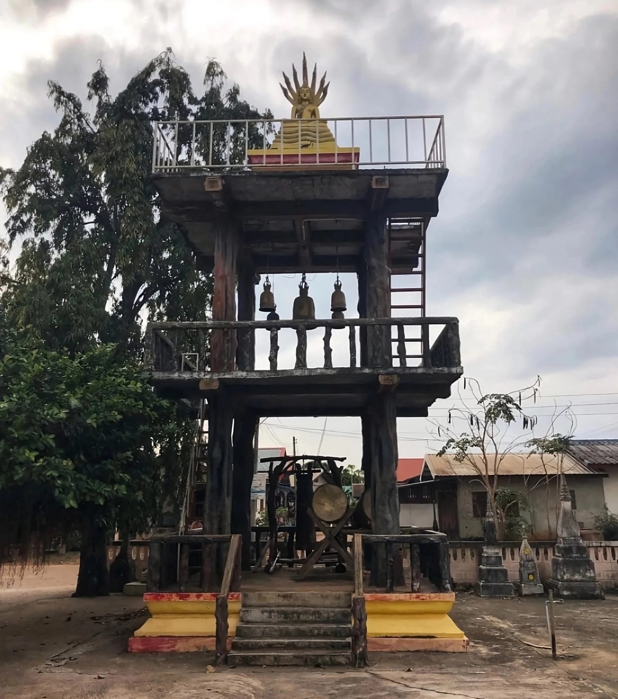 Traditional Thai Bell Tower