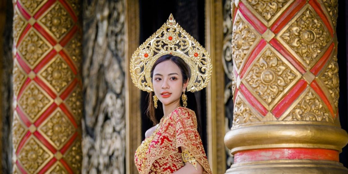 Traditional Thai Woman SMiling