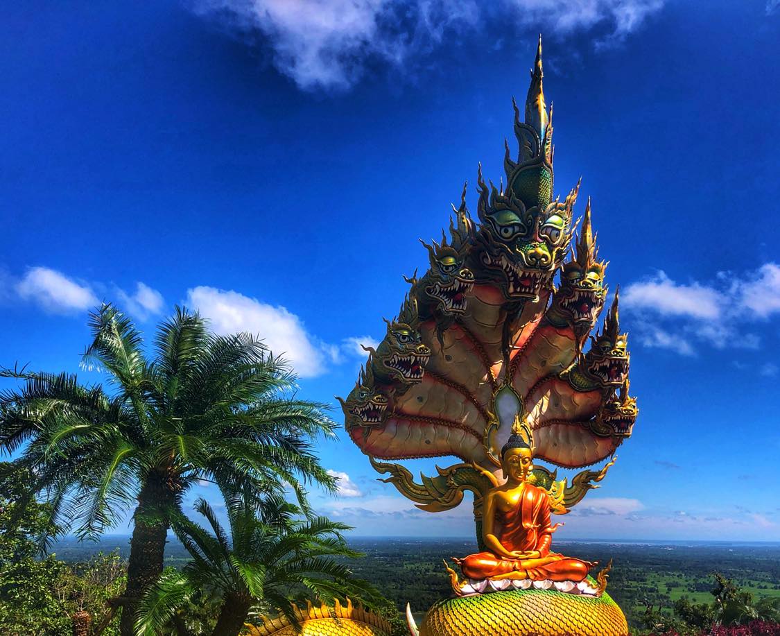 Naga Statue Sakon Nakhon Thailand