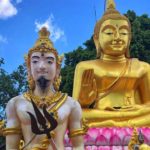 Gold Buddha Day Statue Thailand