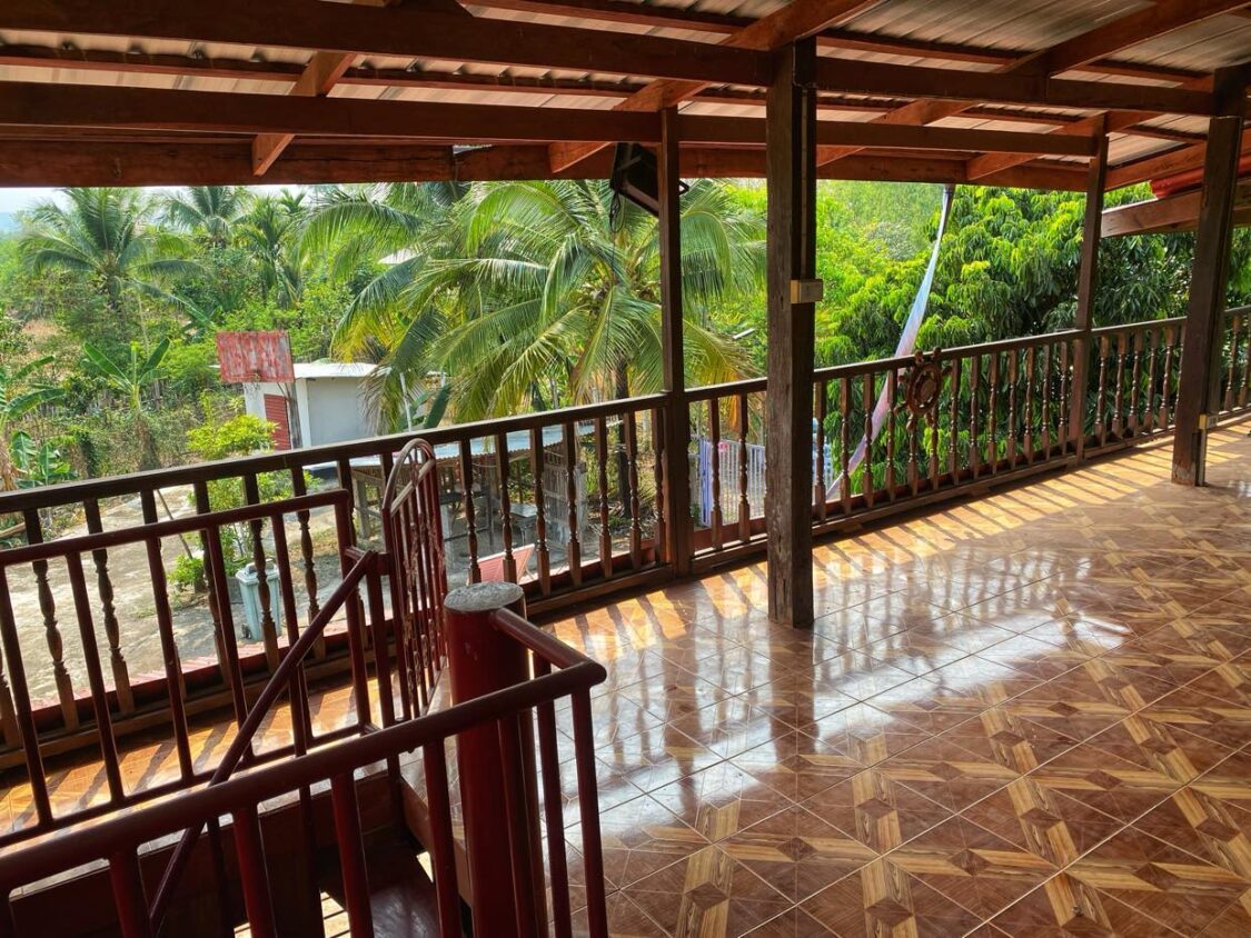 Covered Terrace at Isaan Farm House