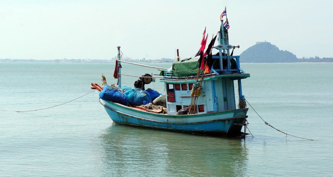 Fishing Boat in Thai Sae