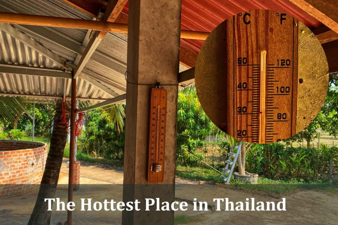 47.7 C (118F) Record High Temp in Thailand