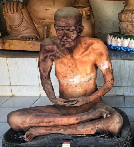 Thailand Monk Statue Without Robes
