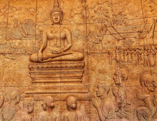 Phu Phan Museum Bas Relief Mural 