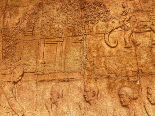 Phu Phan Museum Bas Relief Mural 