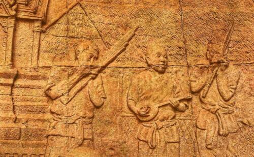 Phu Phan Museum Bas Relief Mural 