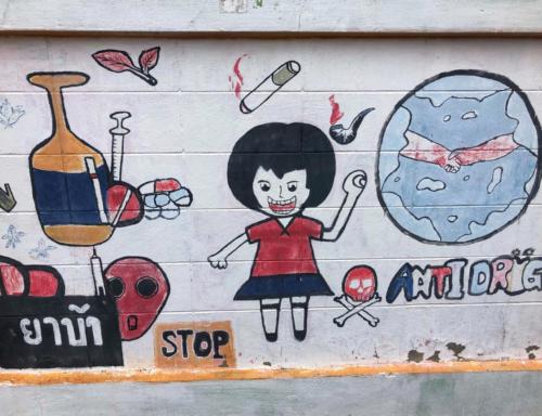 Sakon Nakhon Anti-Drugs Mural