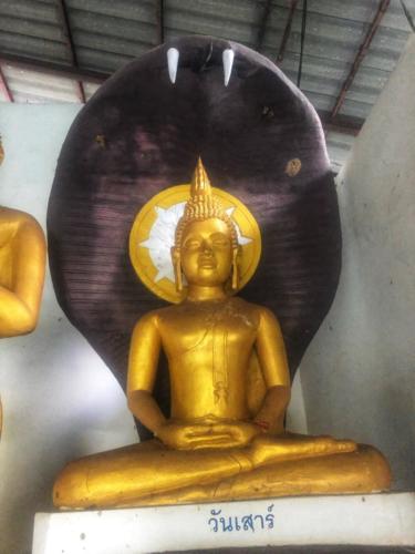 Sakon Nakhon Buddha with Naga
