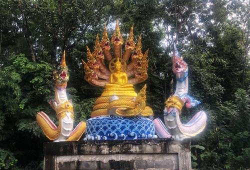 Sakon Nakhon Buddha with Naga