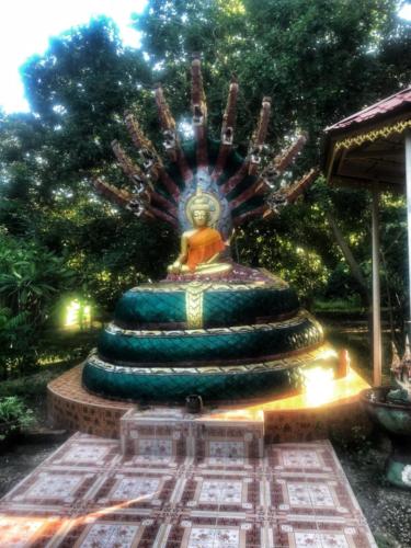 Sakon Nakhon Buddha with Naga