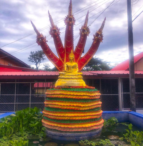 Sakon Nakhon Buddha with Naga