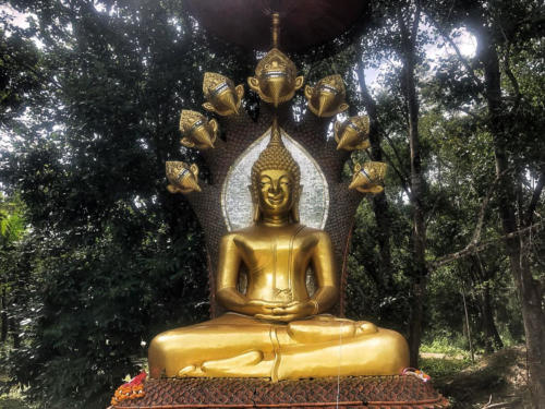 Sakon Nakhon Buddha with Naga