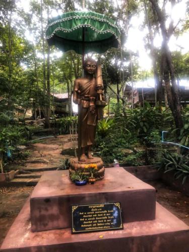 Buddha Statue at Tham Thoeng Nak Nimit Priest's Camp