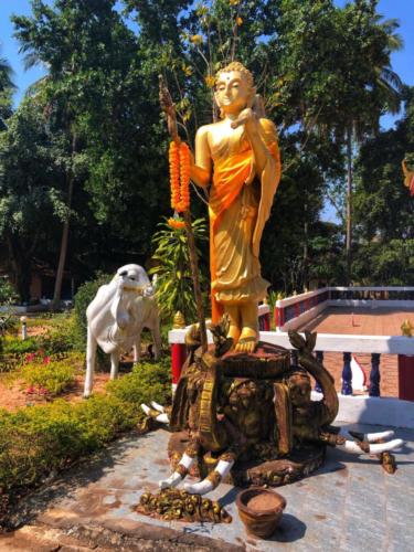 Walking Stick Buddha Statue at Wat Ban Nong San