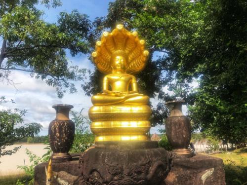 Sakon Nakhon Buddha with Naga