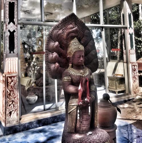 Sakon Nakhon Buddha with Naga