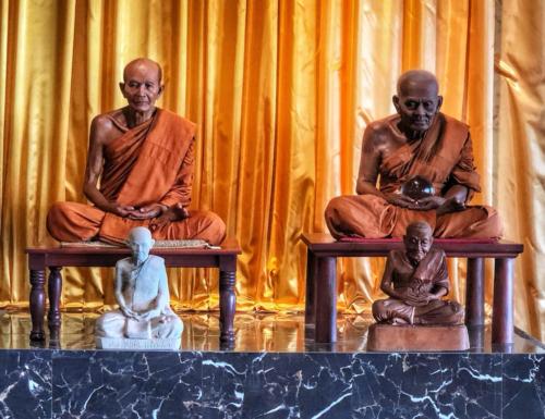 Thai Monk Statues