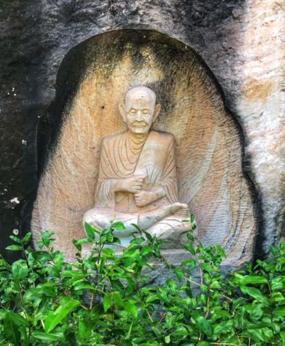 Wat Tham Pha Daen Monk Sandstone