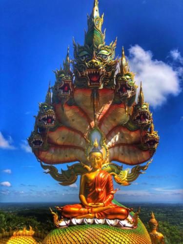 Wat Tham Pha Daen Naga Prok Buddha