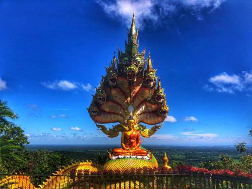 Wat Tham Pha Daen Naga Statue