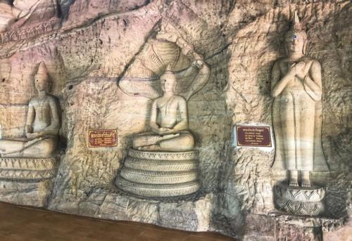 Wat Tham Pha Daen Stone Buddhas