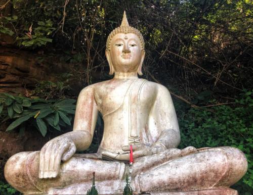 Wat Tham Pha Daen Touching Earth Budhha